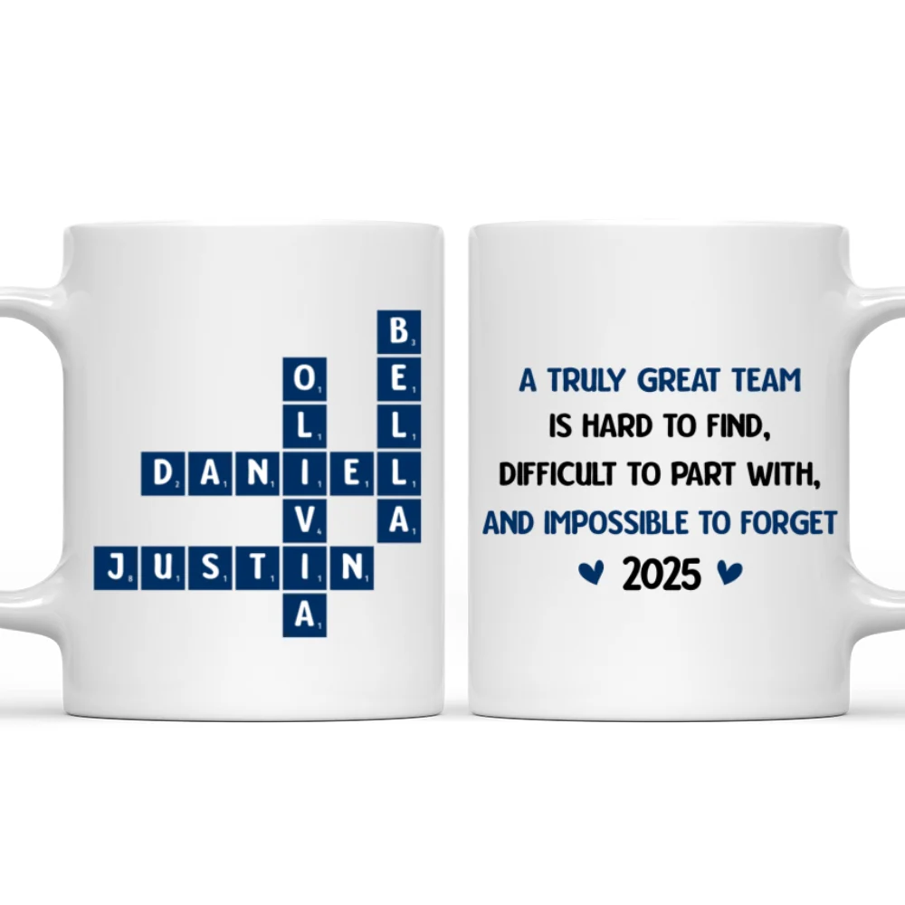 A Truly Great Team - Personalized Custom Coffee Mug - Image 7