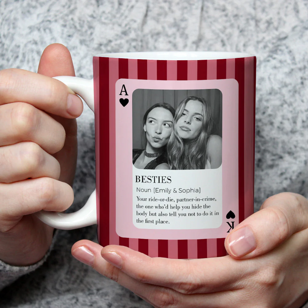 Ace Of Besties - Personalized Custom Coffee Mug - Image 5