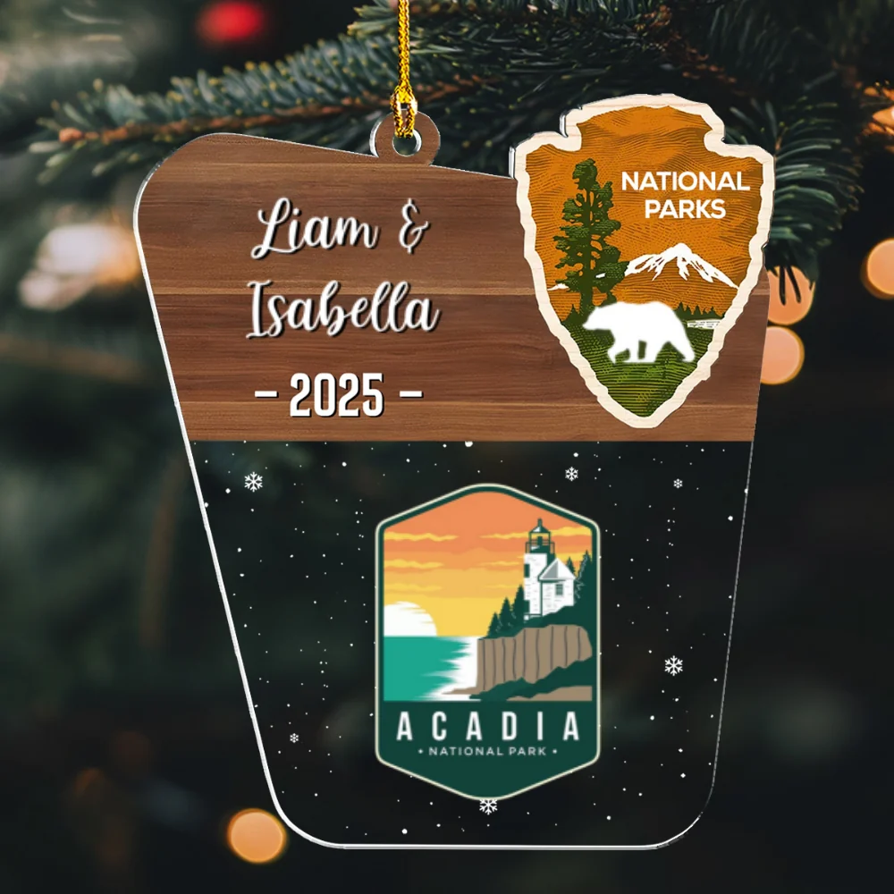 Adventure National Parks - Personalized Custom Acrylic Ornament - Image 6