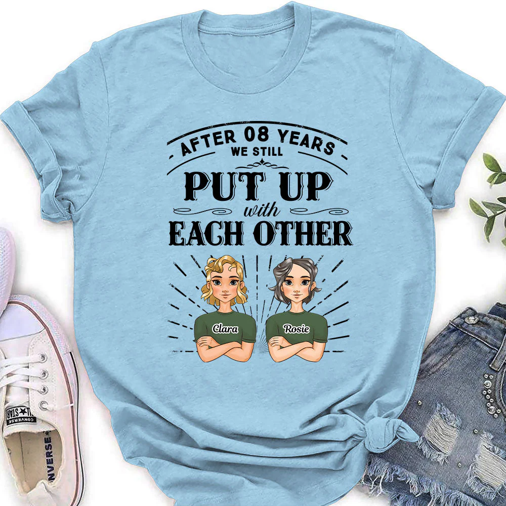 After Years Put Up With Each Other - Personalized Custom Women's T-shirt - Image 4
