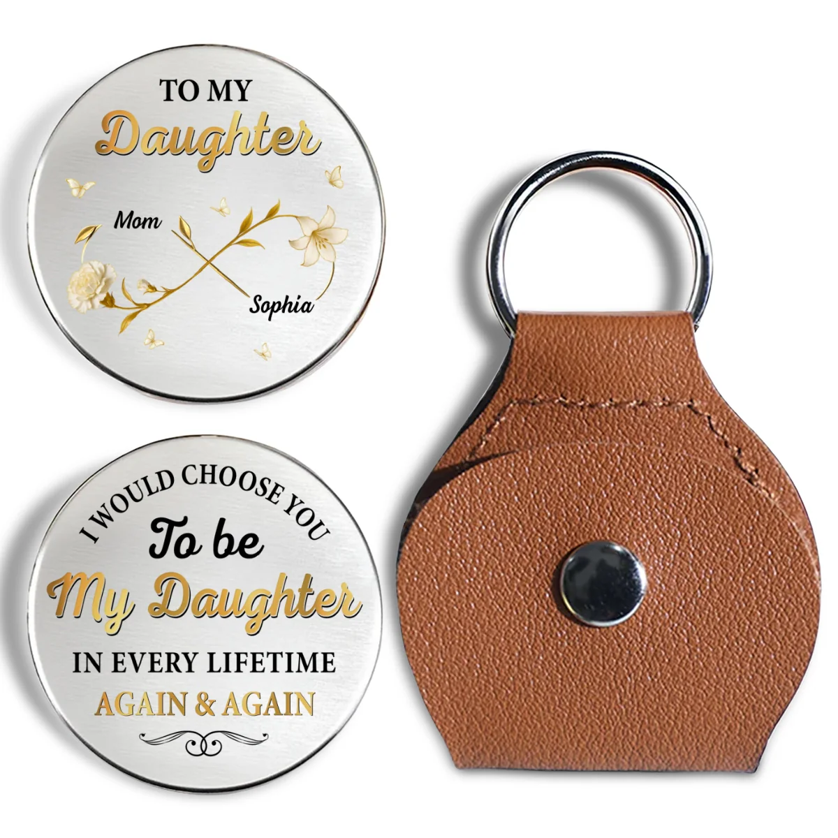 Again And Again - Personalized Custom Pocket Hug - Image 7