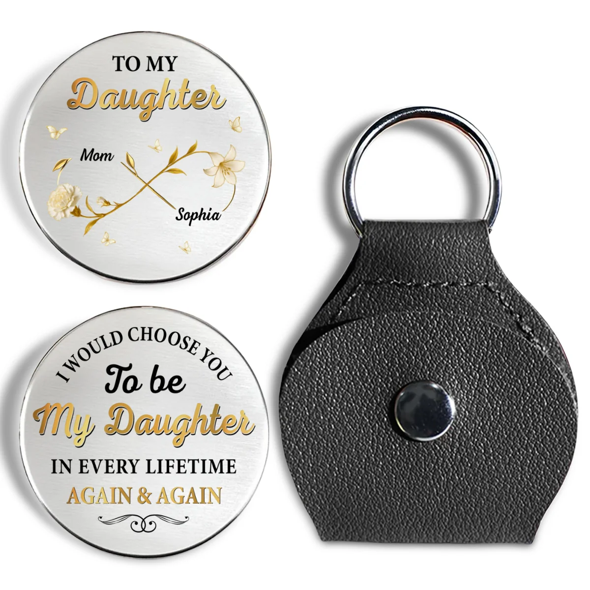 Again And Again - Personalized Custom Pocket Hug - Image 8