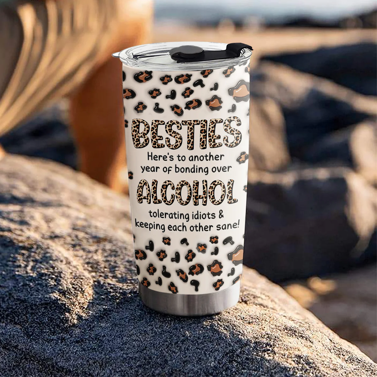 Alcohol Tolerating - Personalized Custom 3D Inflated Effect Tumbler - Image 4
