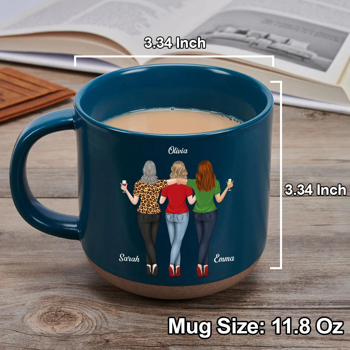 Alcohol Tolerating - Personalized Custom Pottery Mug - Image 4