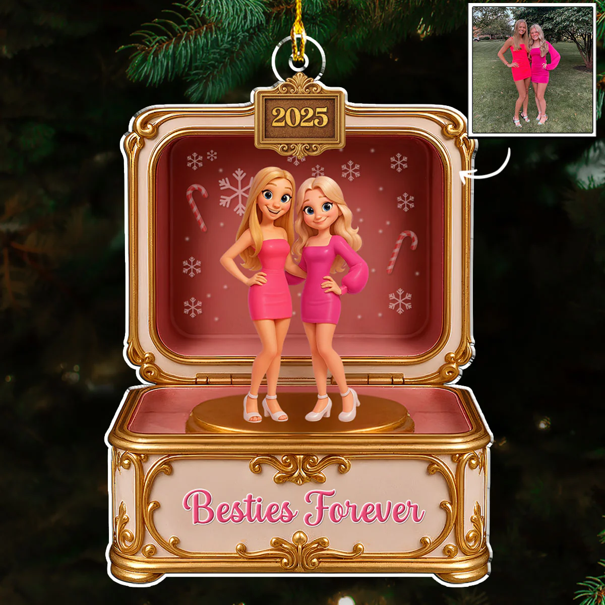 All The Ladies - Personalized Custom Acrylic Ornament - Image 5