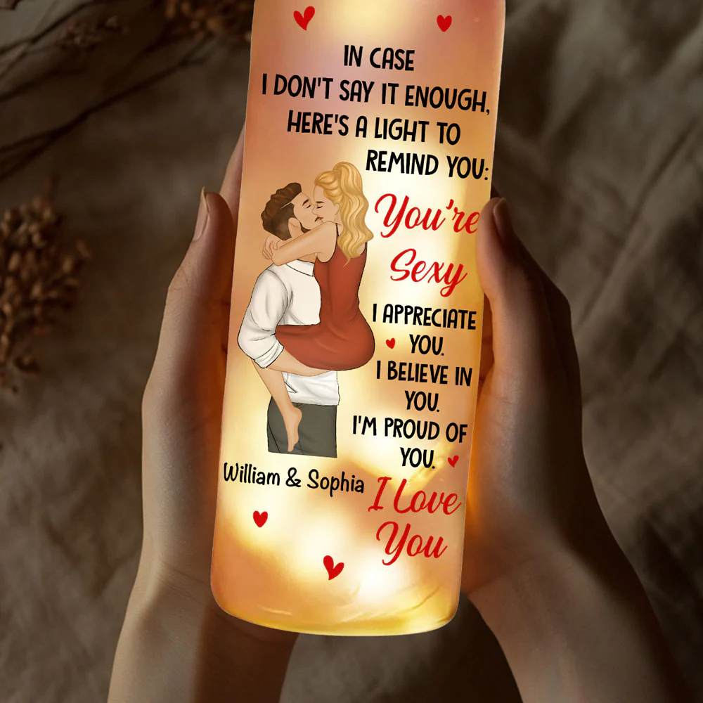 All the Reasons I Love You - Personalized Custom Bottle Lamp - Image 5