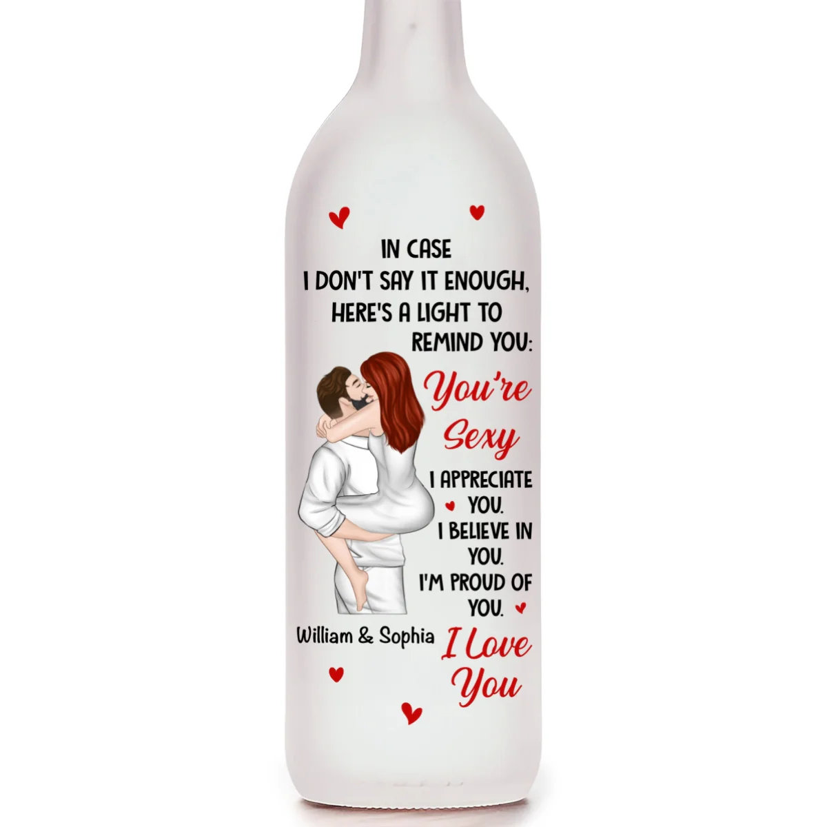 All the Reasons I Love You - Personalized Custom Bottle Lamp - Image 7