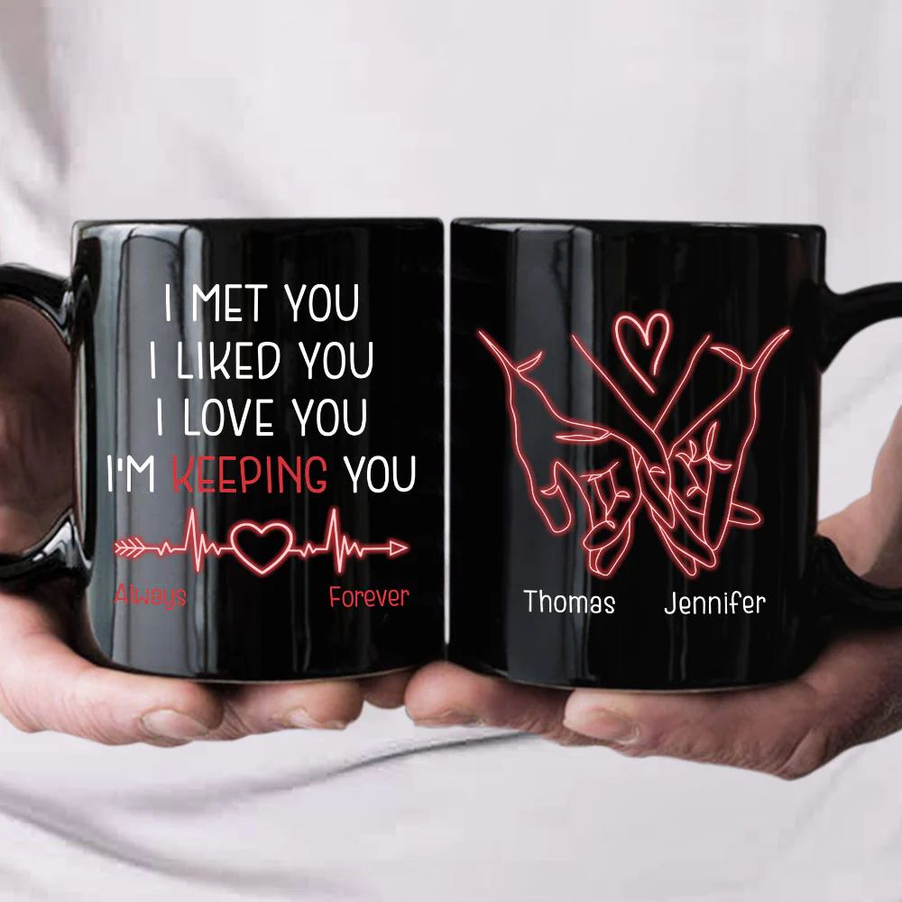 Always And Forever - Personalized Custom Coffee Mug - Image 3