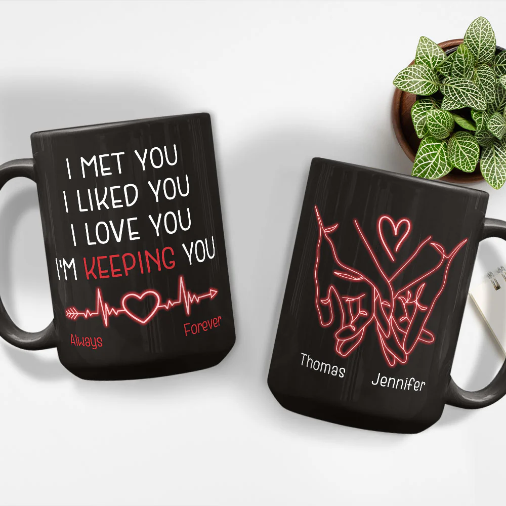 Always And Forever - Personalized Custom Coffee Mug - Image 4