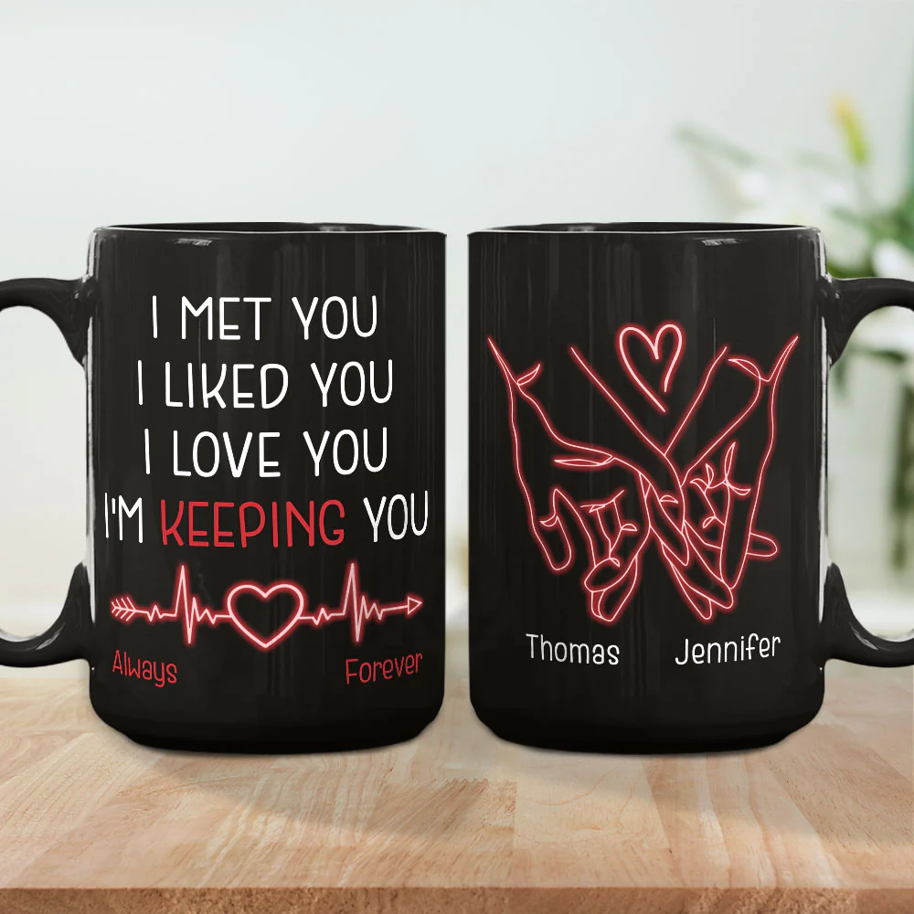 Always And Forever - Personalized Custom Coffee Mug - Image 5