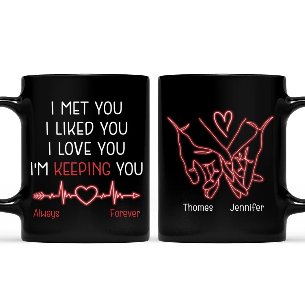 Always And Forever - Personalized Custom Coffee Mug - Image 7