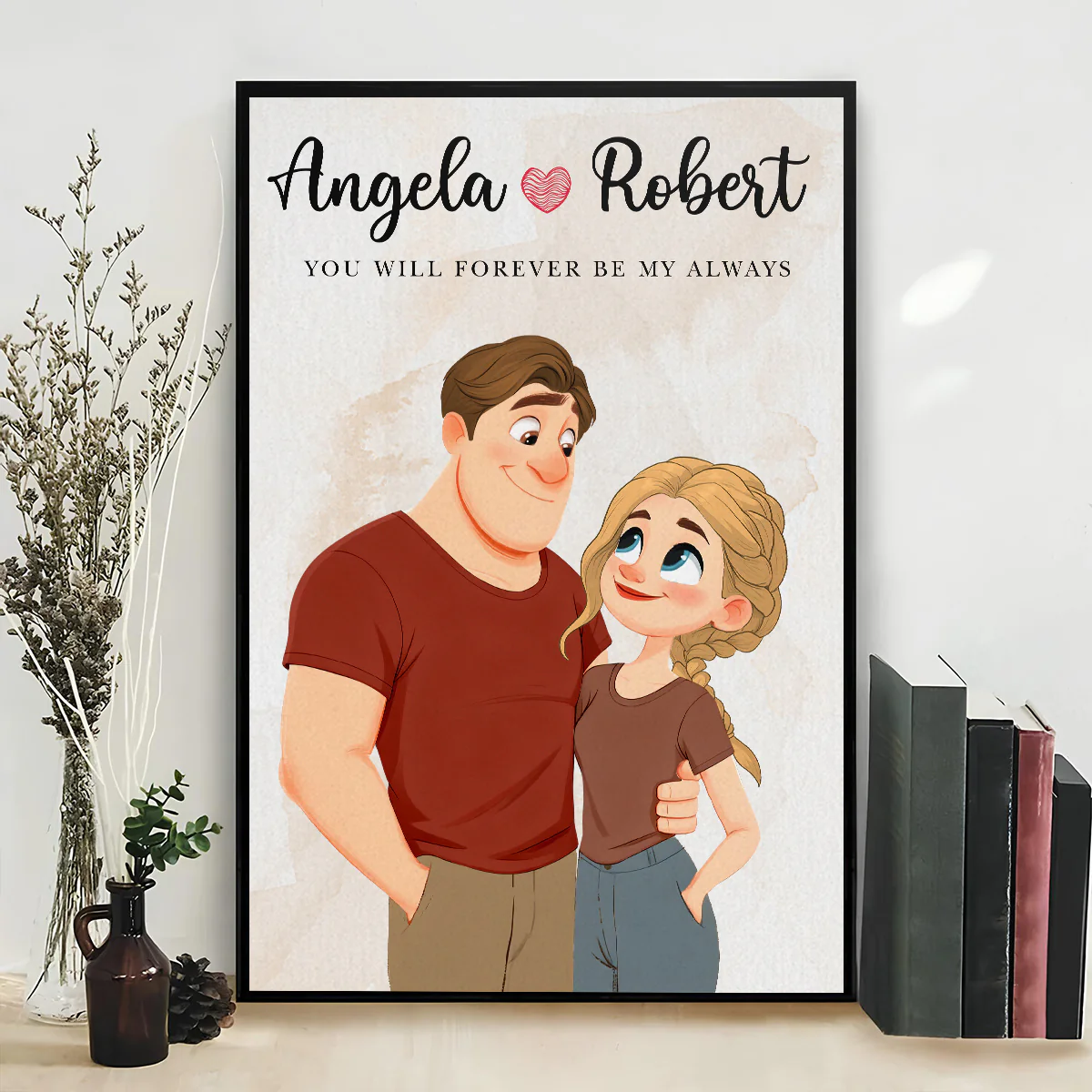 Always And Forever Us - Personalized Custom Poster - Image 3
