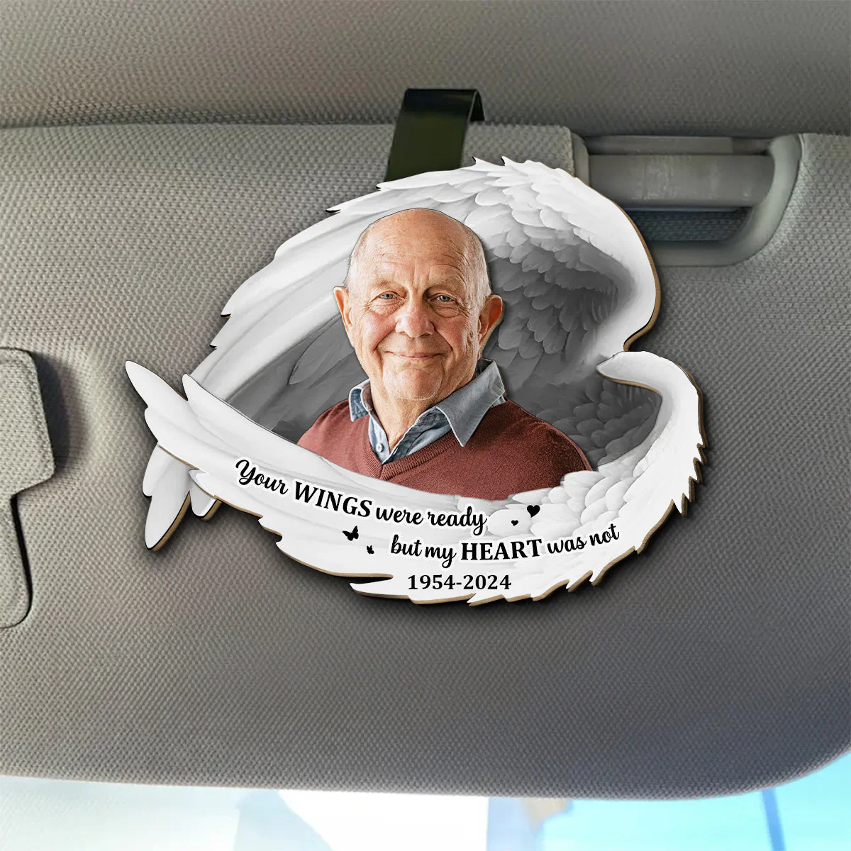 Always Beside You - Personalized Custom Car Visor Clip