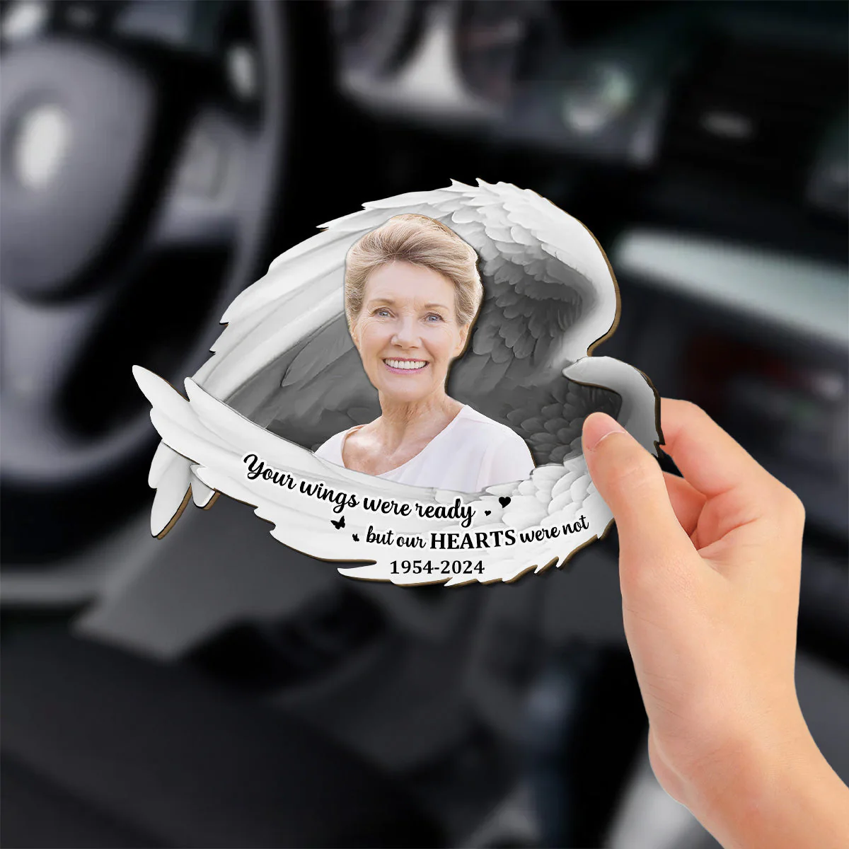 Always Beside You - Personalized Custom Car Visor Clip - Image 5