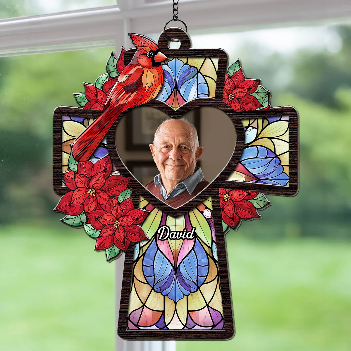Always Beside You - Personalized Custom Suncatcher - Image 3