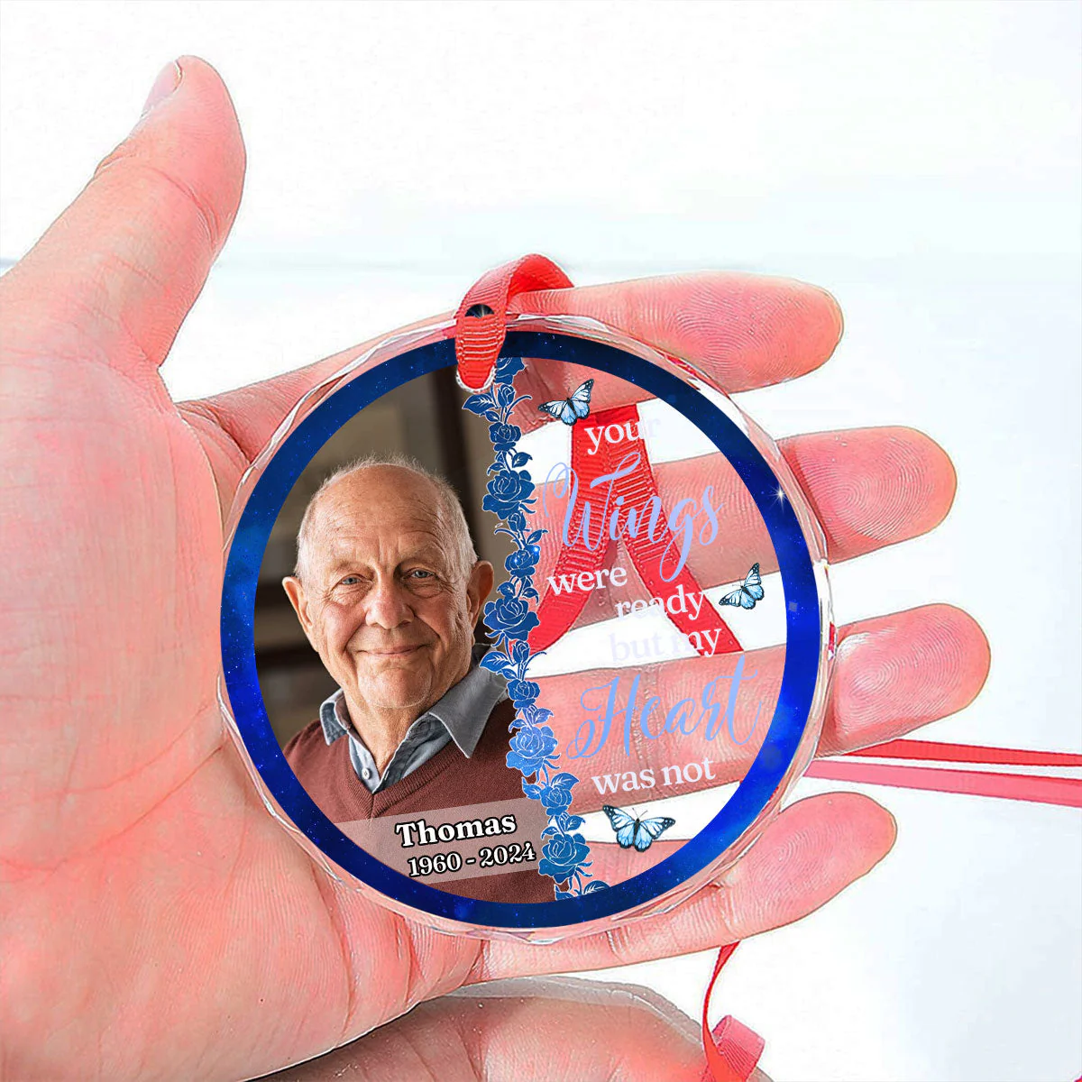 Always By Your Side - Personalized Custom Glass Ornament - Image 5