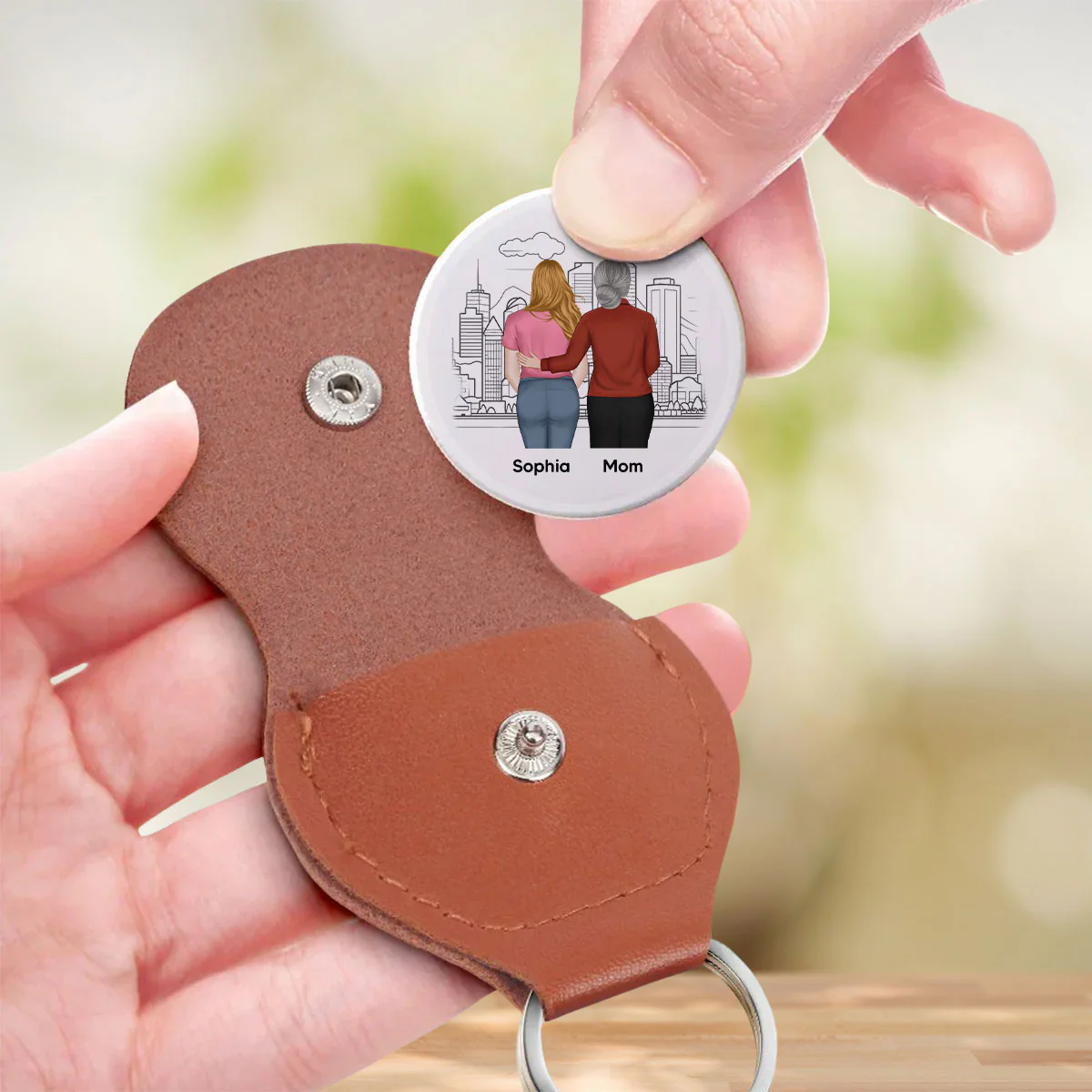 Always Carry You In My Heart - Personalized Custom Pocket Hug - Image 3