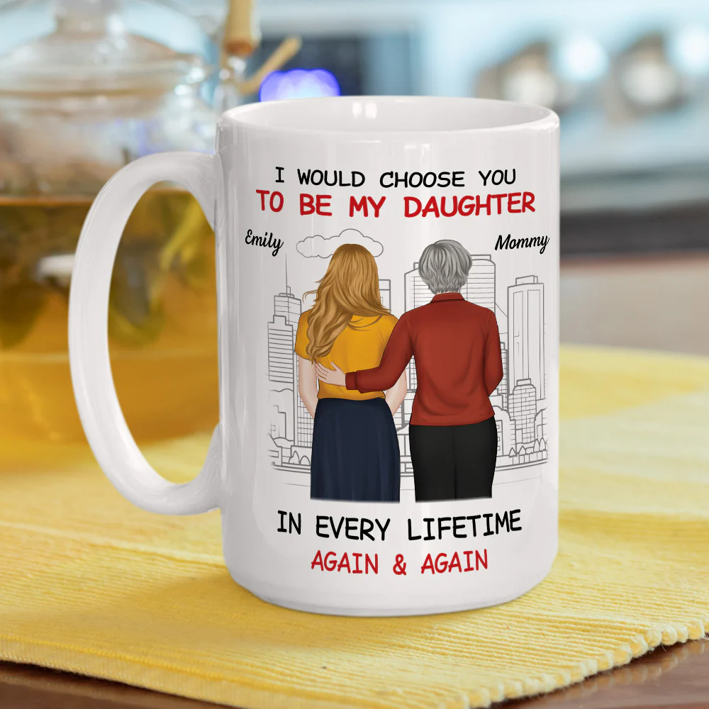 Always Choose You 2 - Personalized Custom Coffee Mug - Image 6