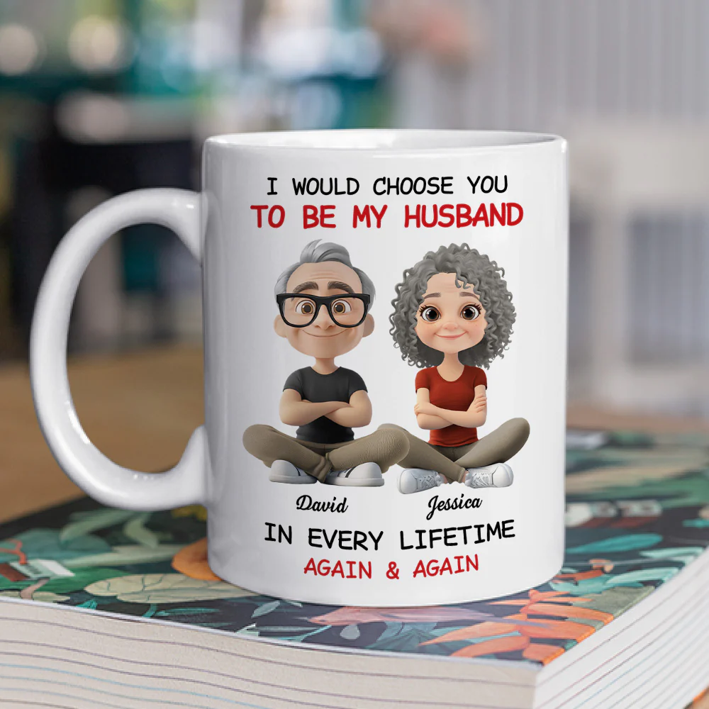 Always Choose You My Husband - Personalized Custom Coffee Mug - Image 2