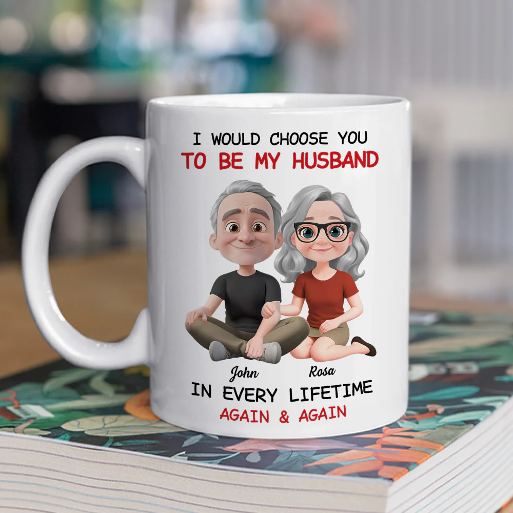 Always Choose You My Husband - Personalized Custom Coffee Mug - Image 2