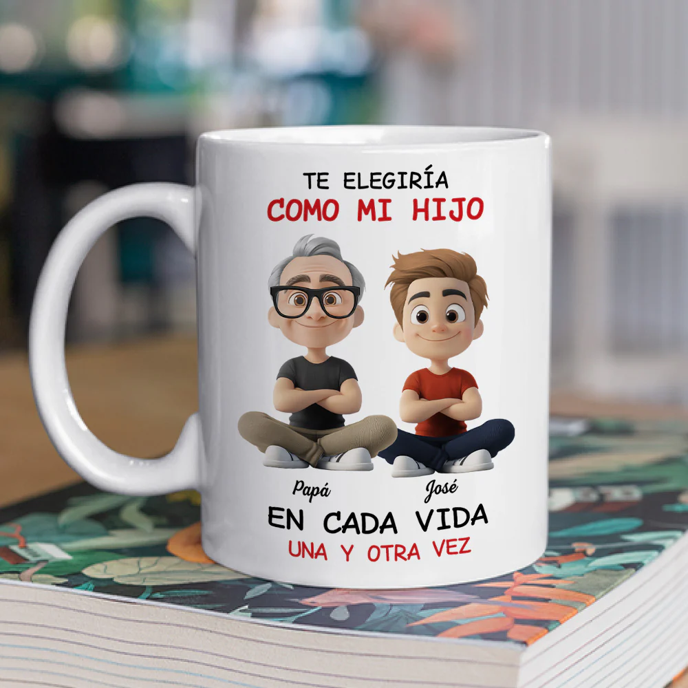 Always Choose You My Son 2 - Personalized Custom Coffee Mug - Image 3