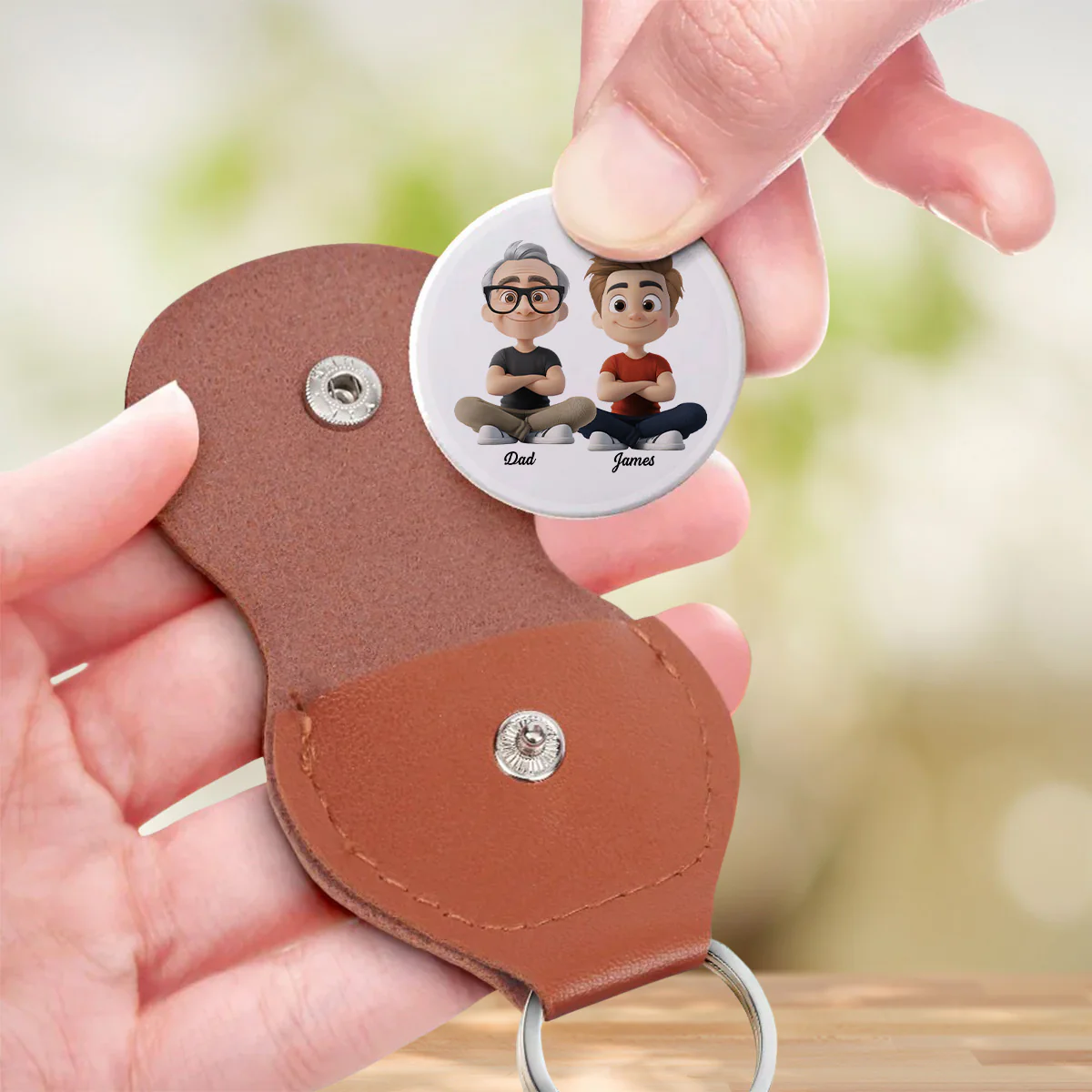 Always Choose You My Son - Personalized Custom Pocket Hug - Image 3