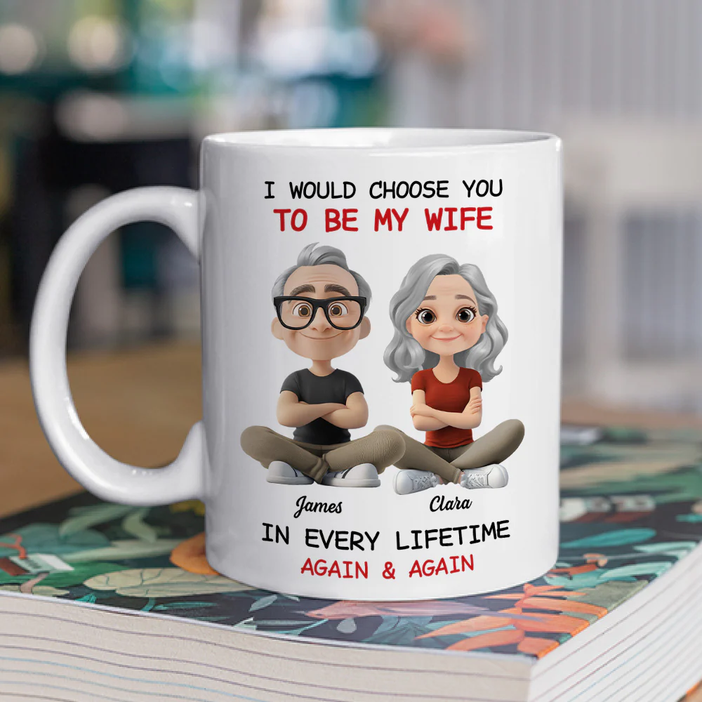 Always Choose You My Wife - Personalized Custom Coffee Mug - Image 2