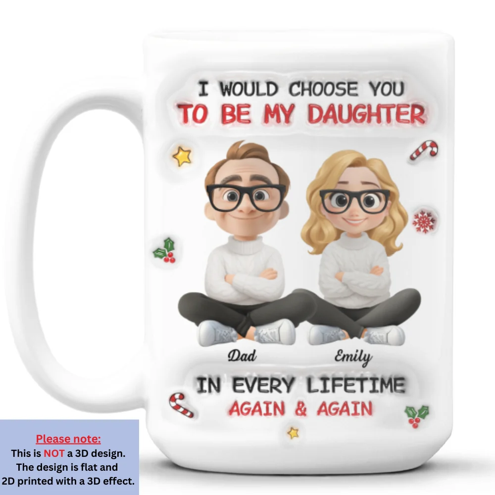 Always Choose You - Personalized Custom 3D Inflated Effect Mug - Image 8