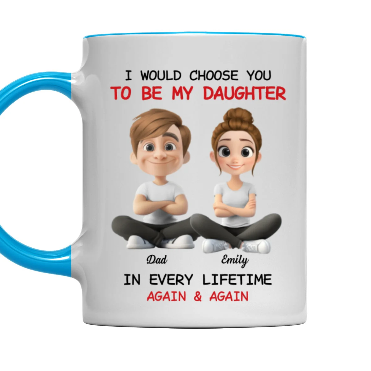 Always Choose You - Personalized Custom Accent Mug - Image 7
