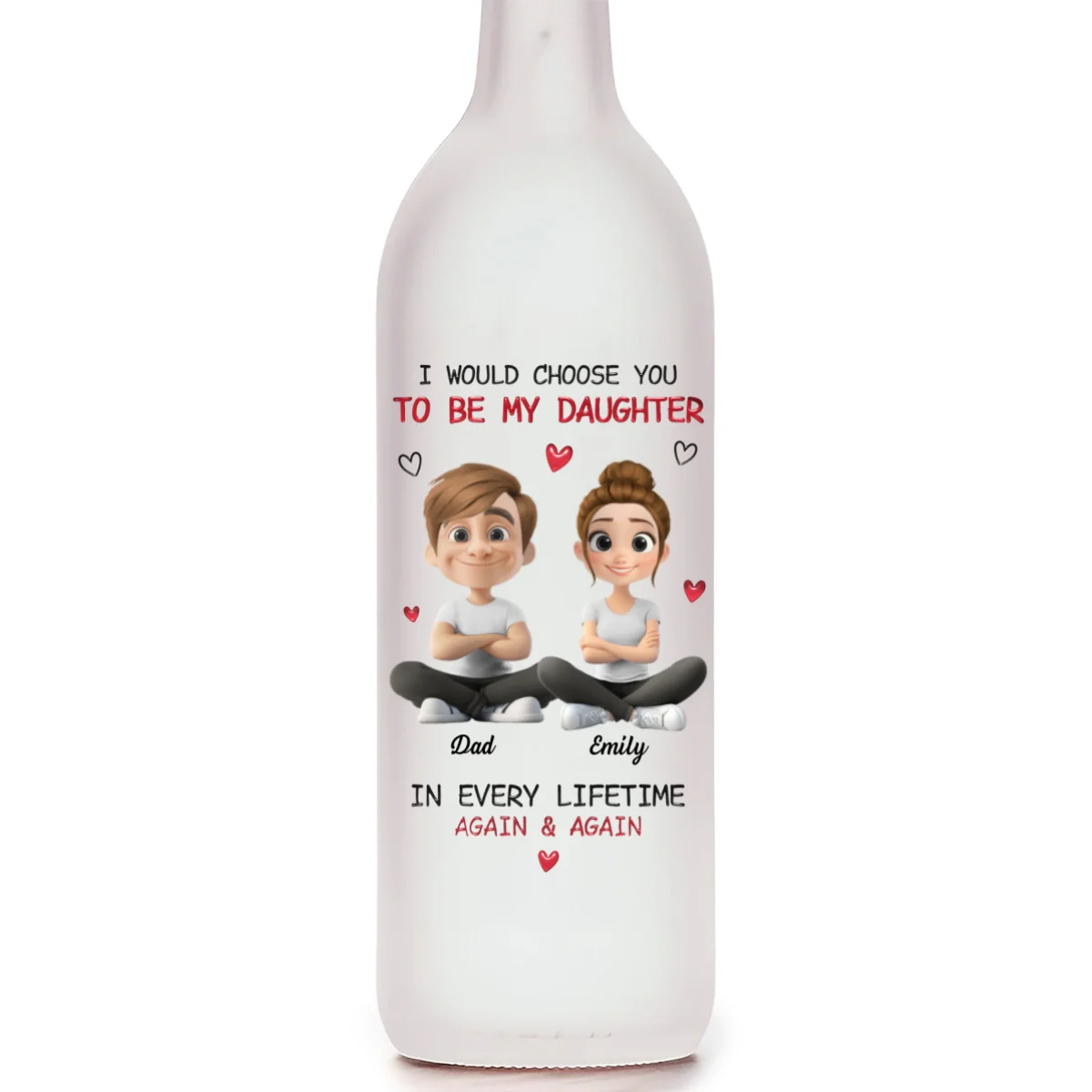 Always Choose You - Personalized Custom Bottle Lamp - Image 6
