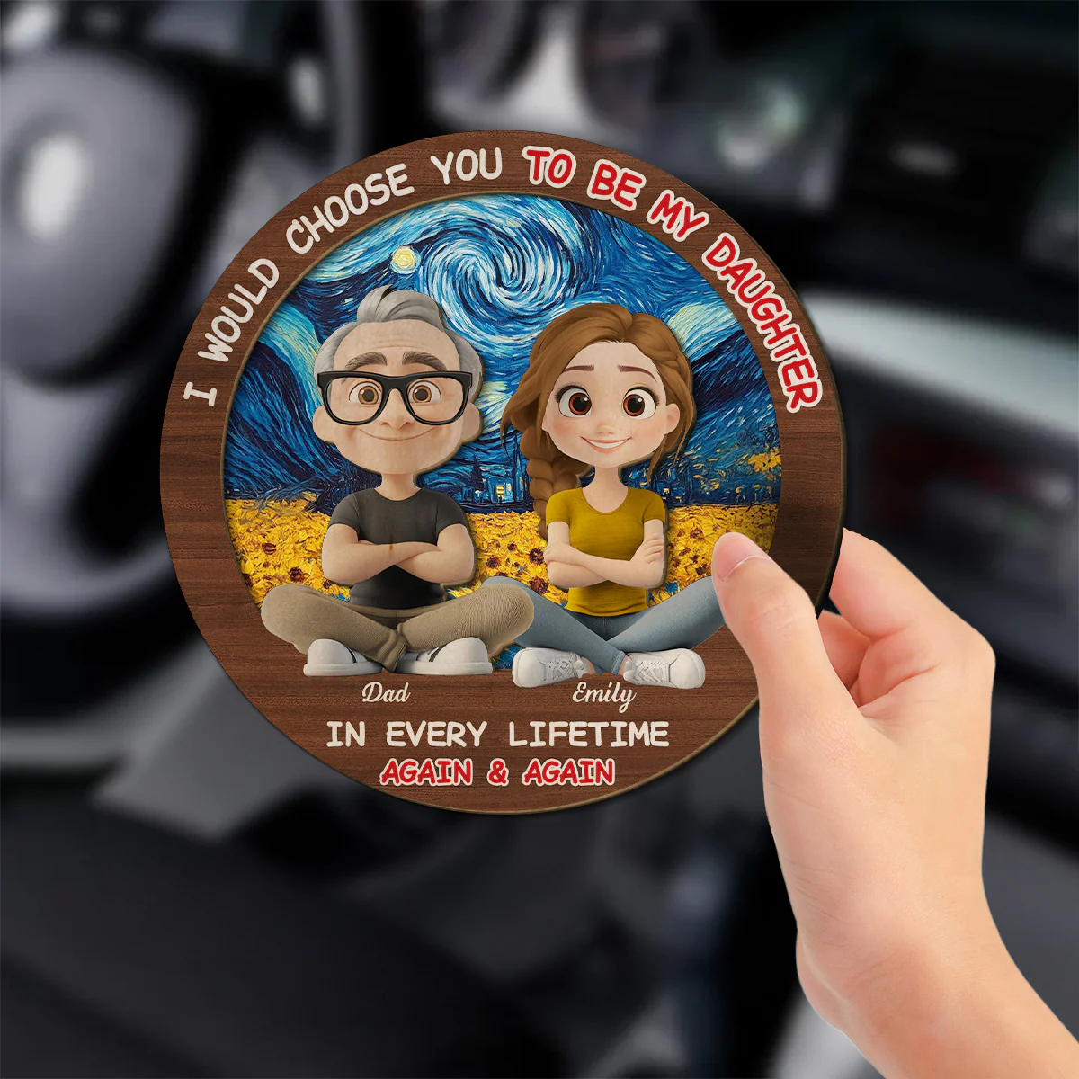 Always Choose You - Personalized Custom Car Visor Clip