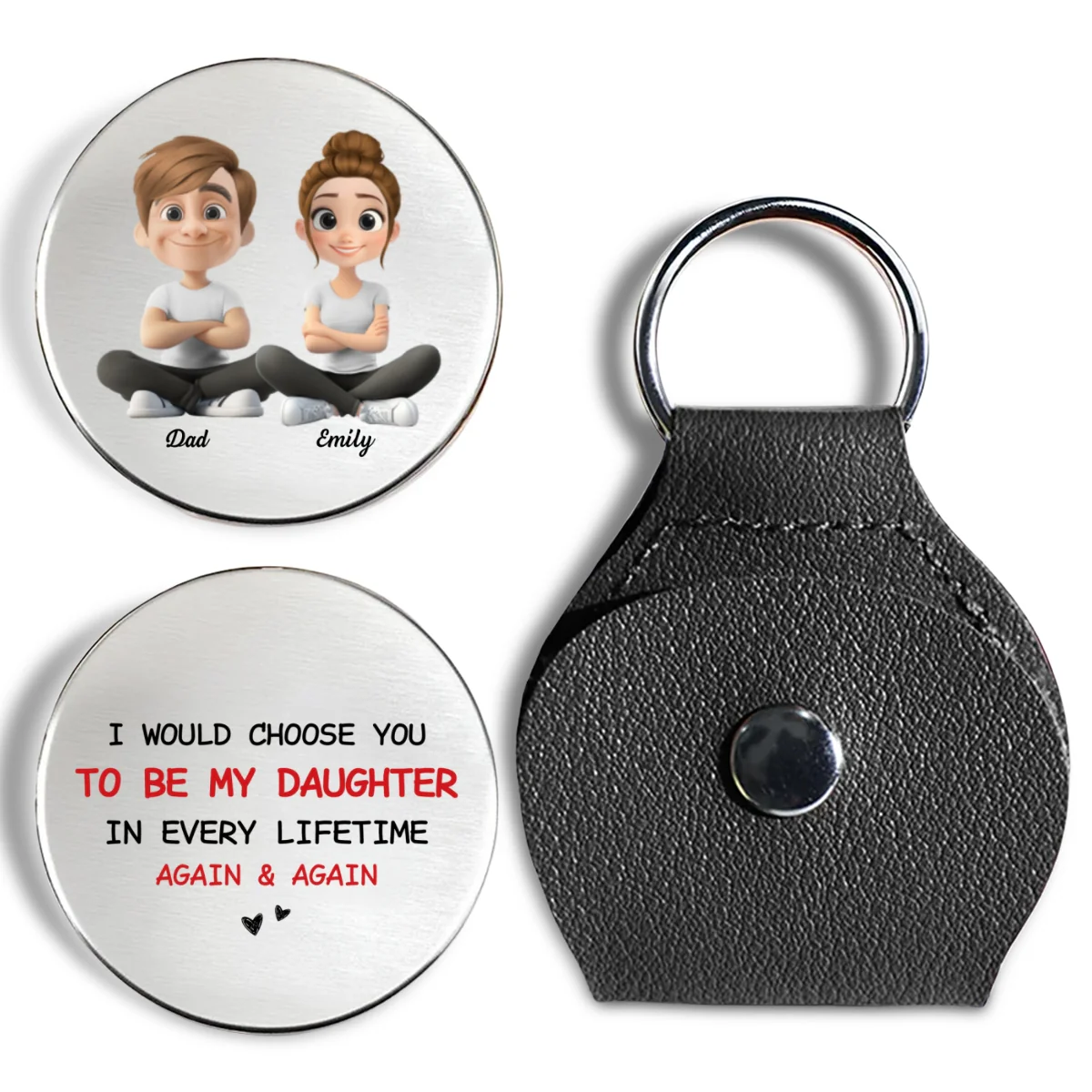 Always Choose You - Personalized Custom Pocket Hug - Image 8