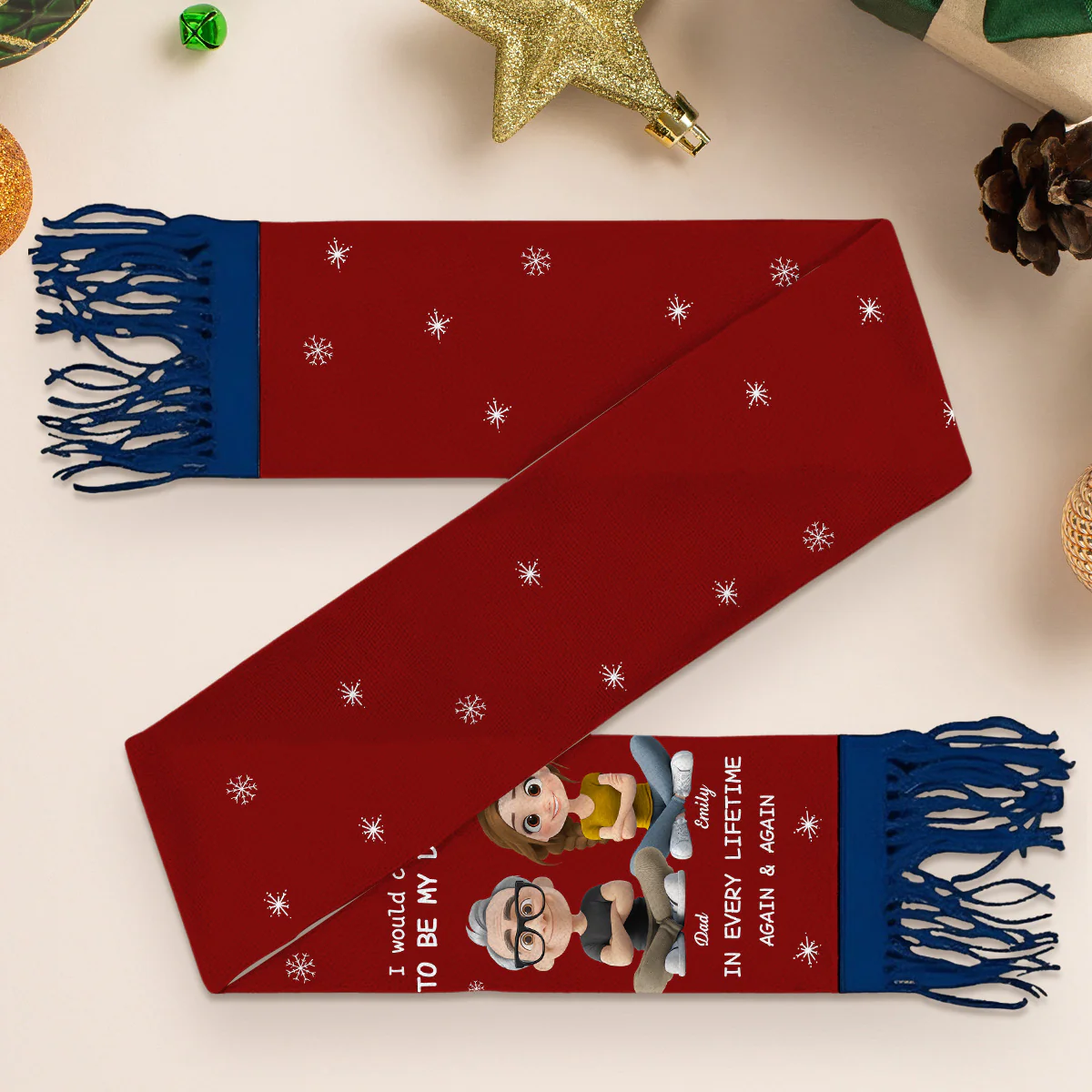 Always Choose You - Personalized Custom Scarf - Image 3