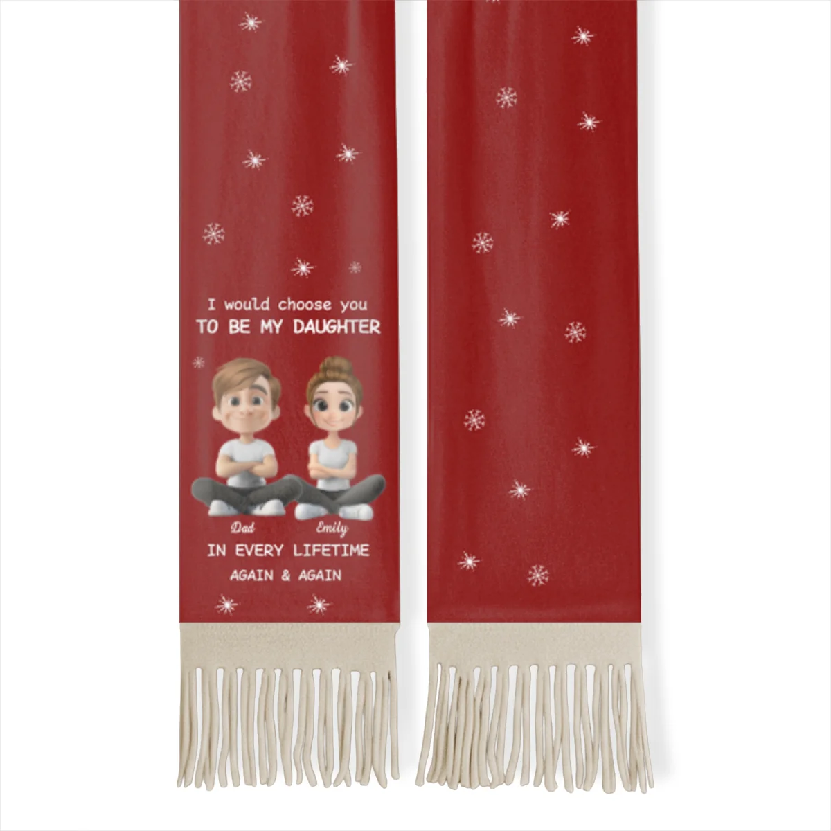 Always Choose You - Personalized Custom Scarf - Image 6