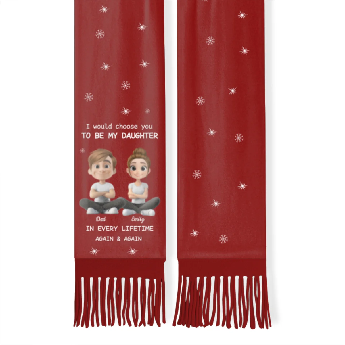 Always Choose You - Personalized Custom Scarf - Image 7