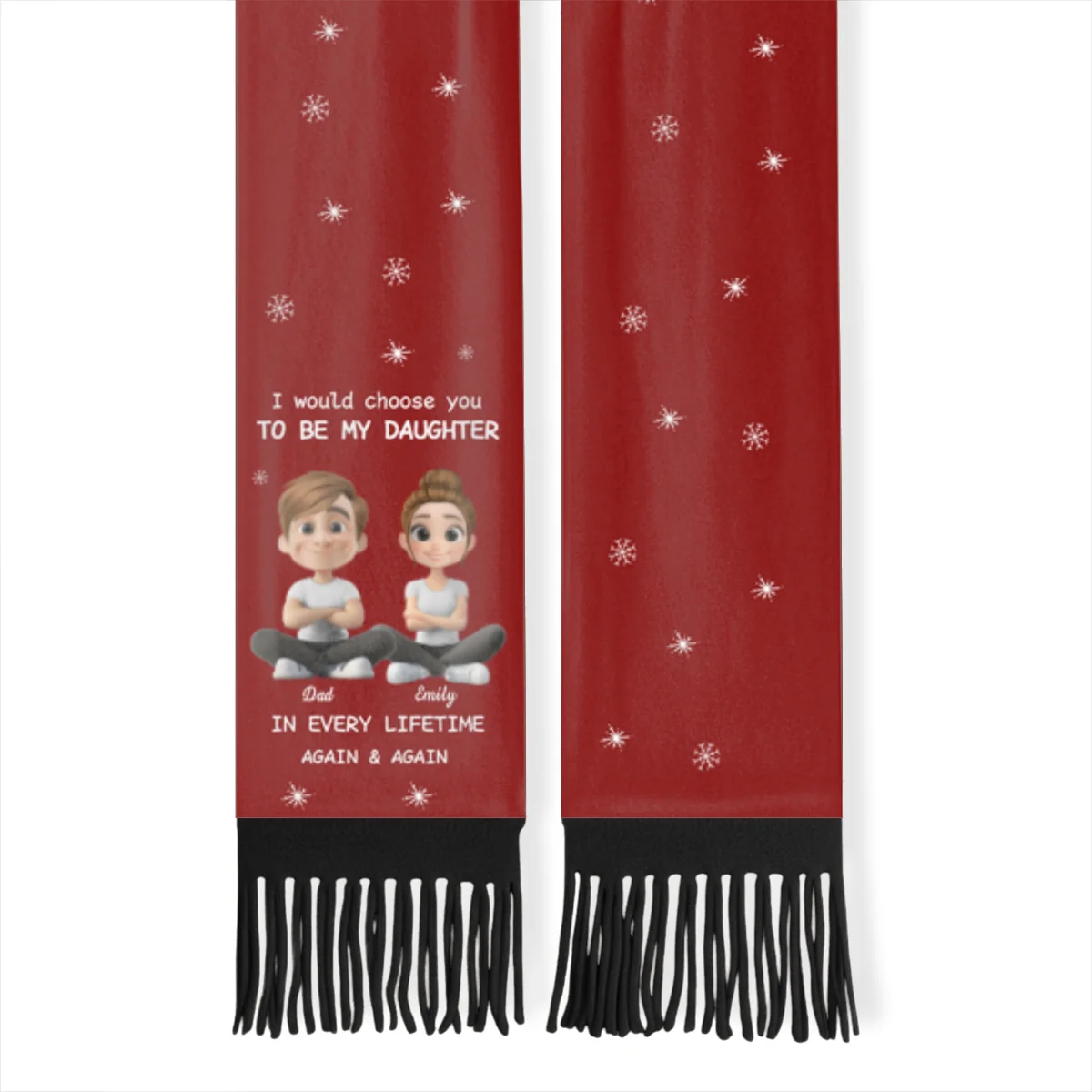 Always Choose You - Personalized Custom Scarf - Image 9