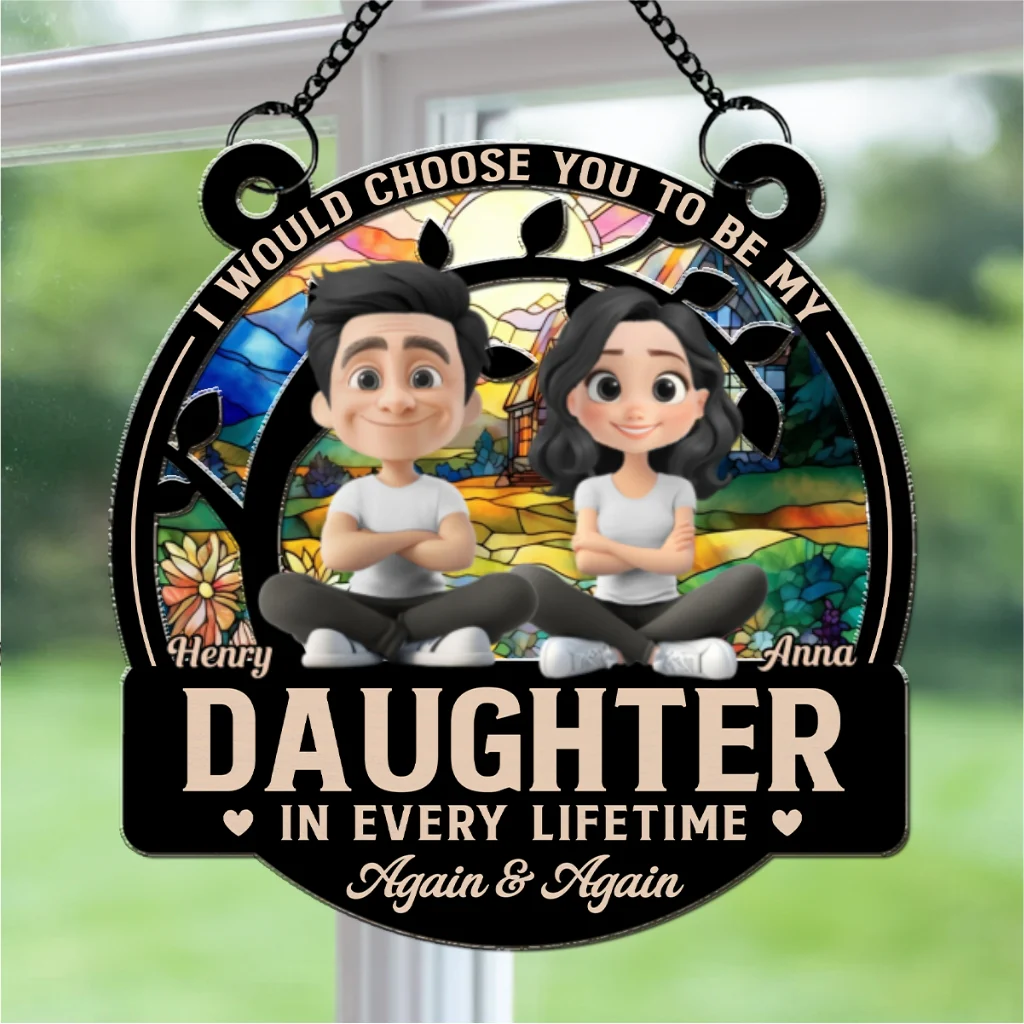 Always Choose You - Personalized Custom Suncatcher - Image 5