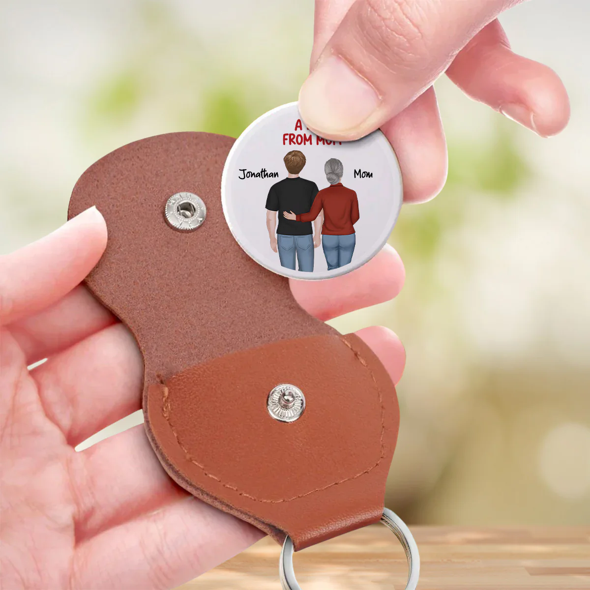 Always Here For You - Personalized Custom Pocket Hug - Image 3