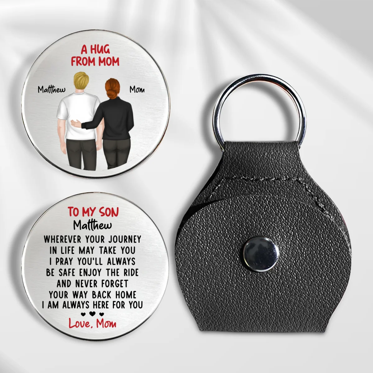 Always Here For You - Personalized Custom Pocket Hug - Image 7