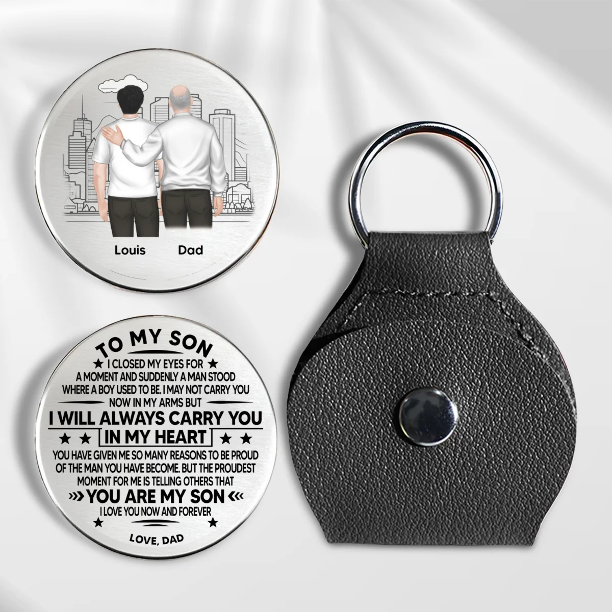 Always Here With You - Personalized Custom Pocket Hug - Image 7