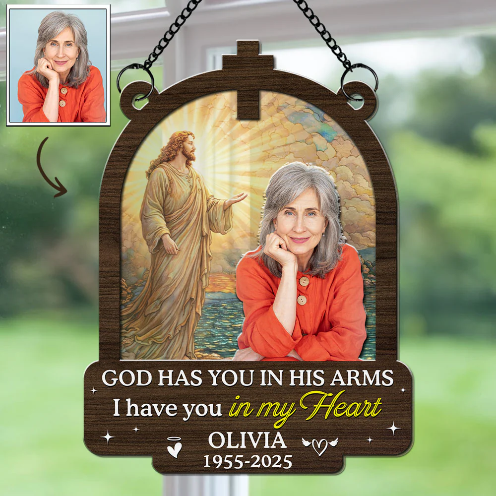 Always In My Heart - Personalized Custom Suncatcher