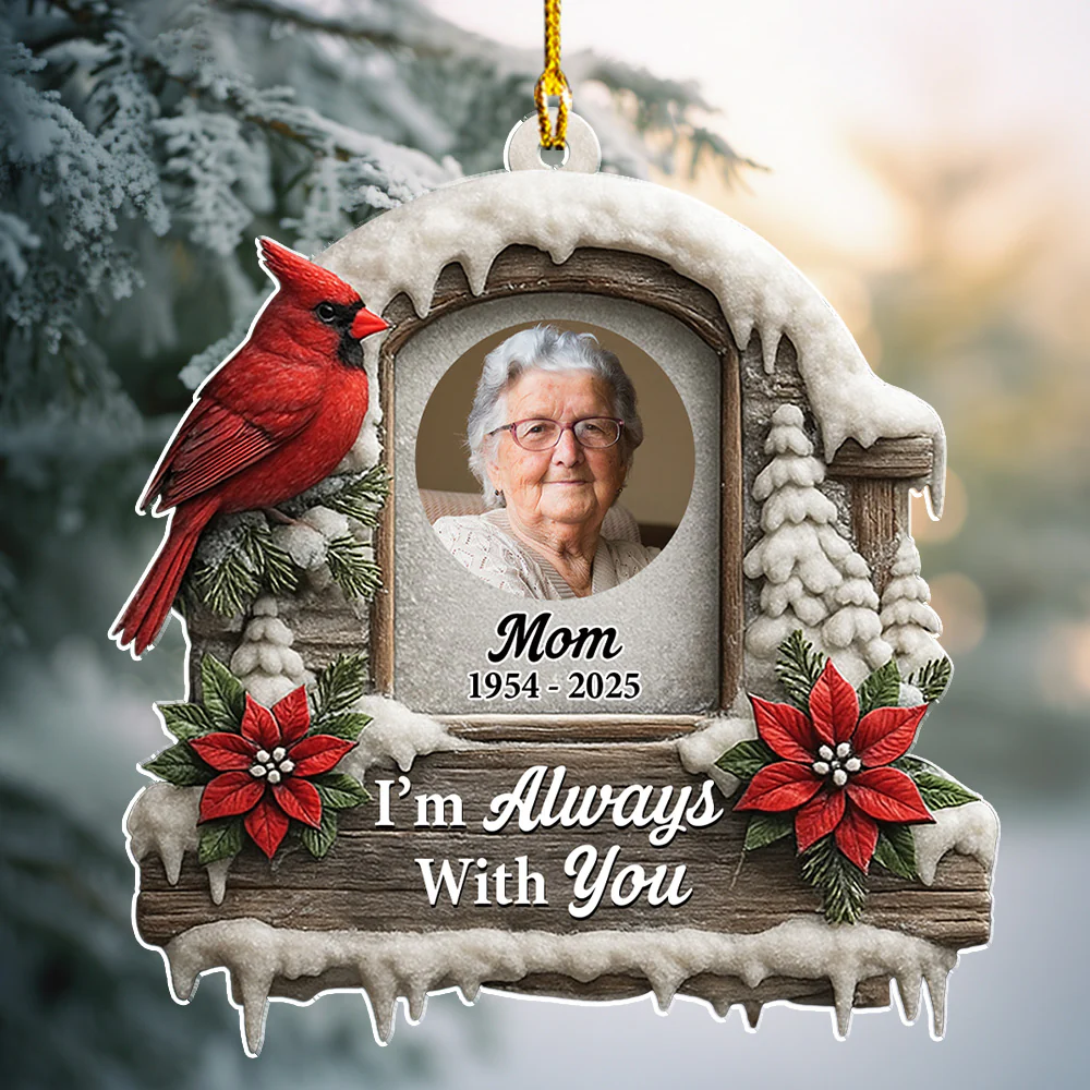 Always In My Memory - Personalized Custom Acrylic Ornament - Image 2