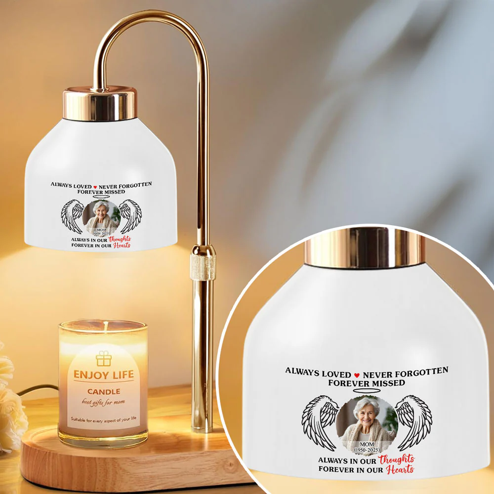 Always In Our Thoughts - Personalized Custom Candle Warmer Lamp