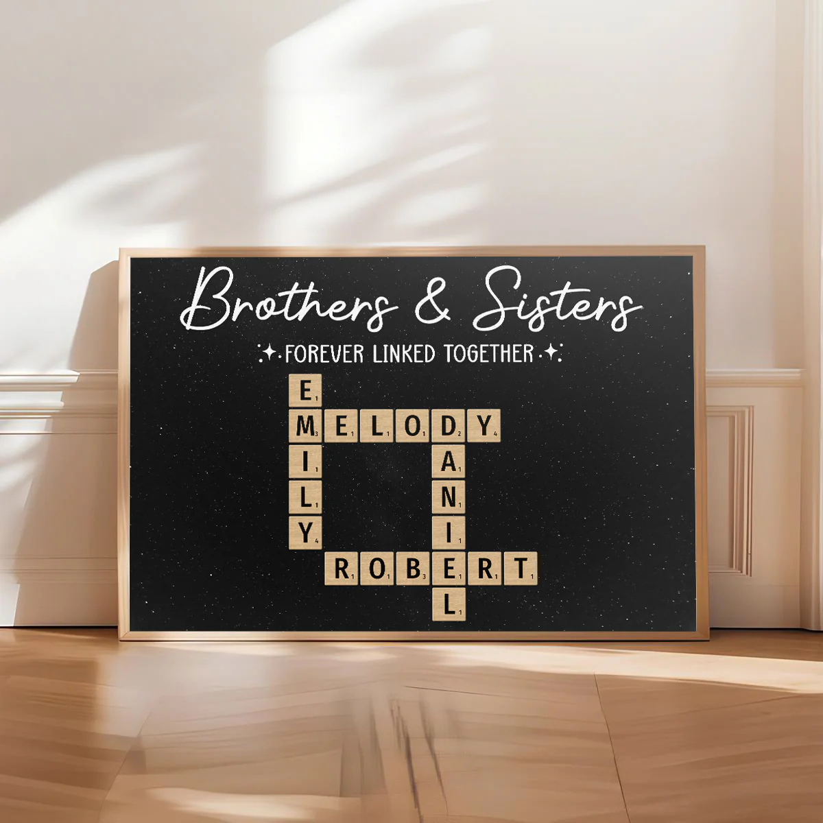 Always Linked Forever Together - Personalized Custom Poster - Image 2