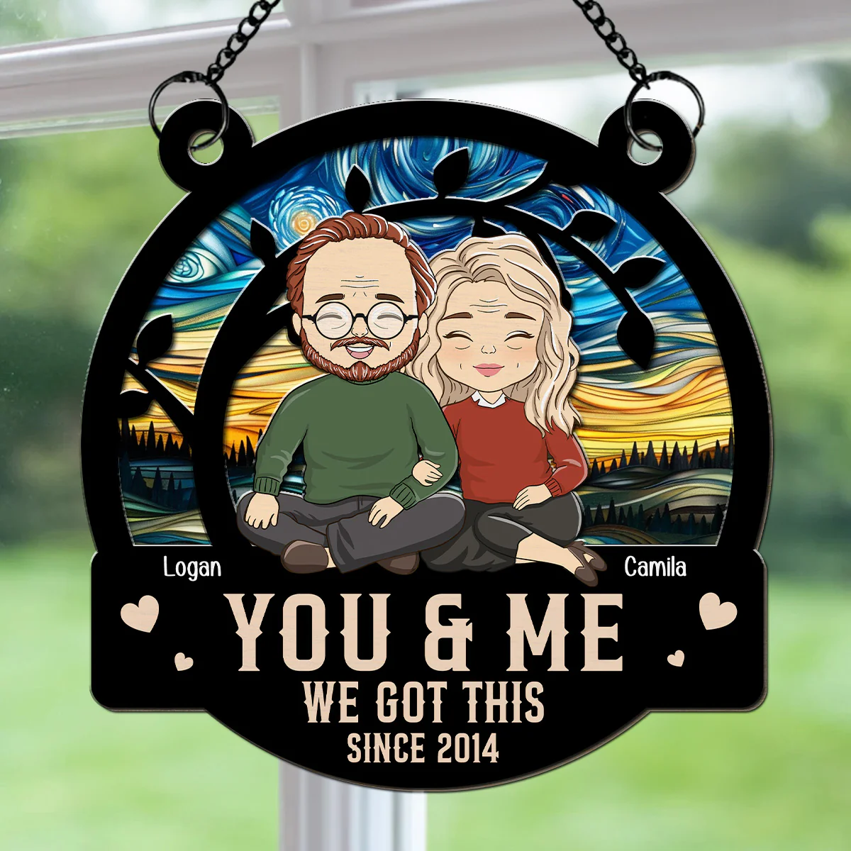 Always Love - Personalized Custom Suncatcher