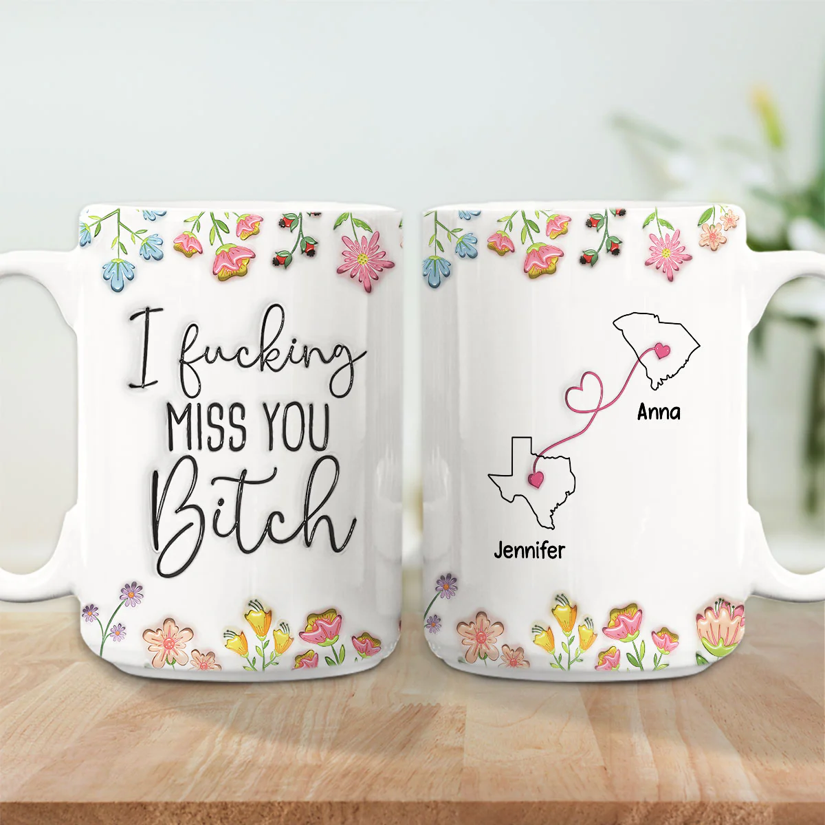 Always Miss You - Personalized Custom 3D Inflated Effect Mug - Image 9