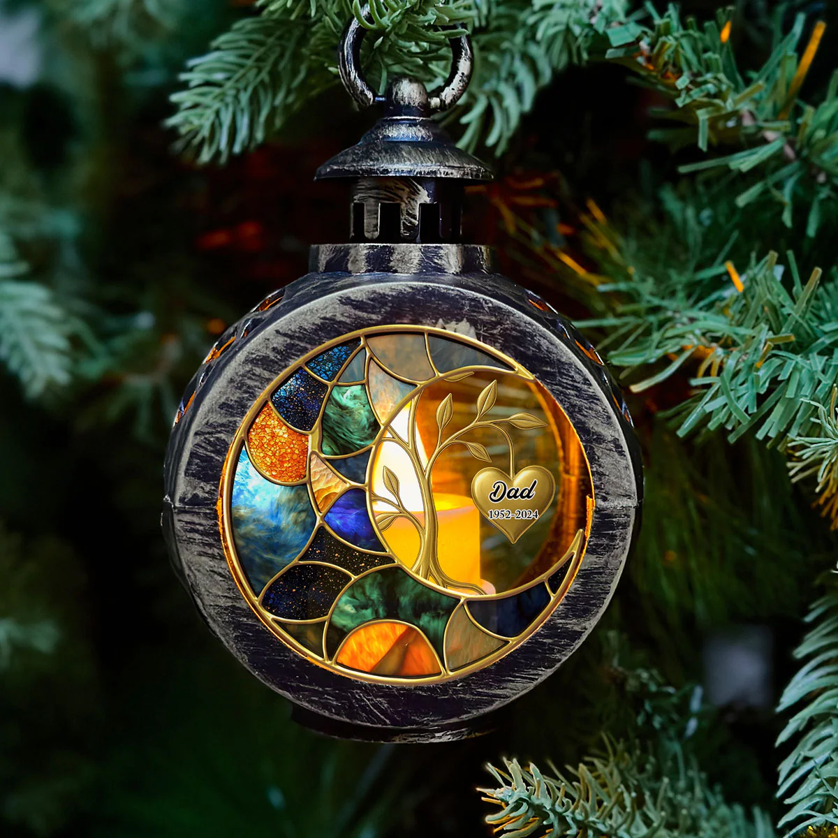 Always Miss You - Personalized Custom Christmas Lantern - Image 2