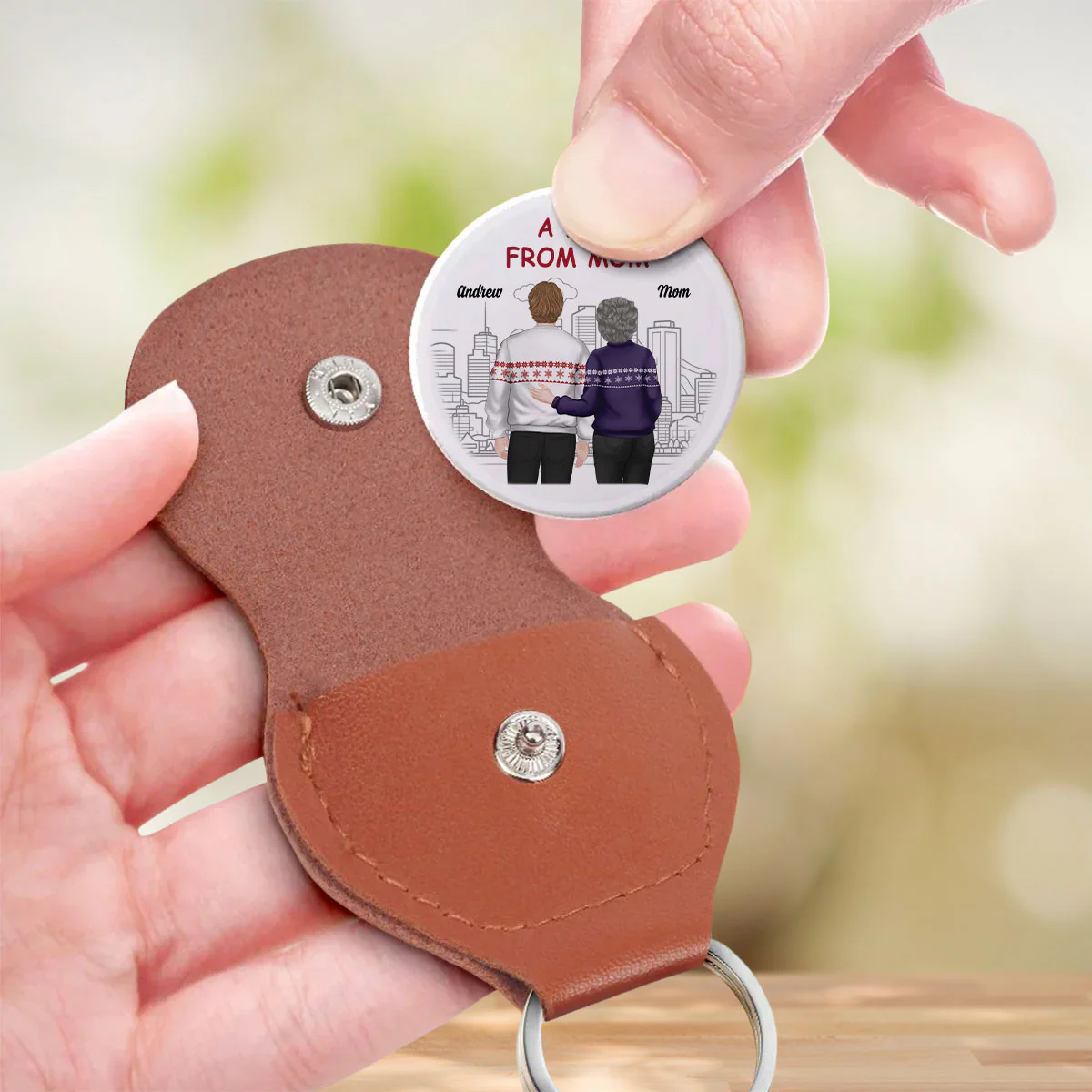 Always My Baby Boy - Personalized Custom Pocket Hug - Image 3