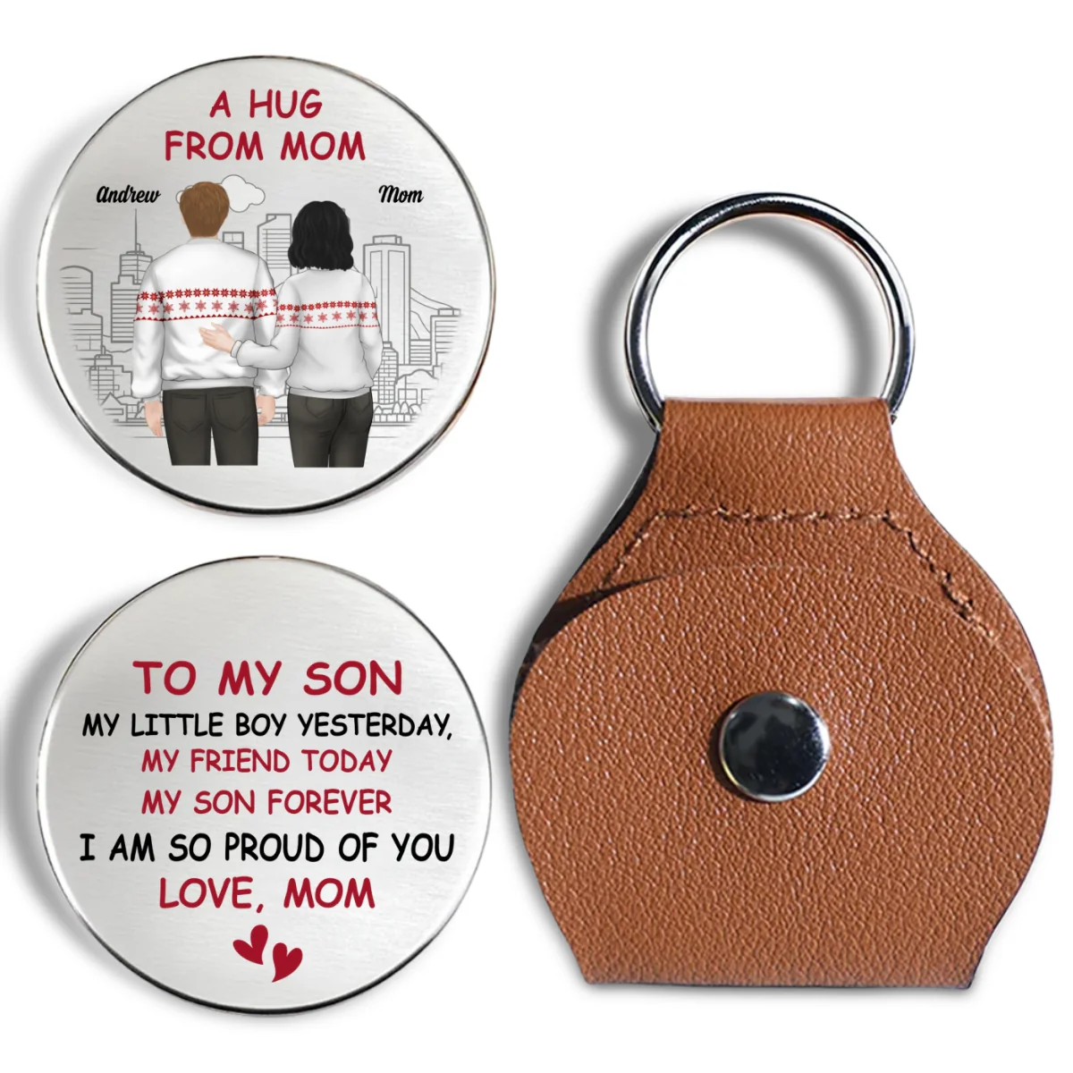 Always My Baby Boy - Personalized Custom Pocket Hug - Image 6