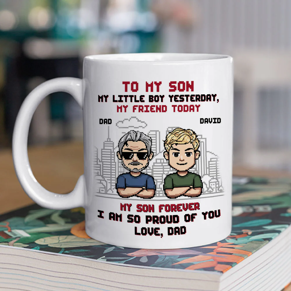 Always My Baby My Hero - Personalized Custom Coffee Mug - Image 2